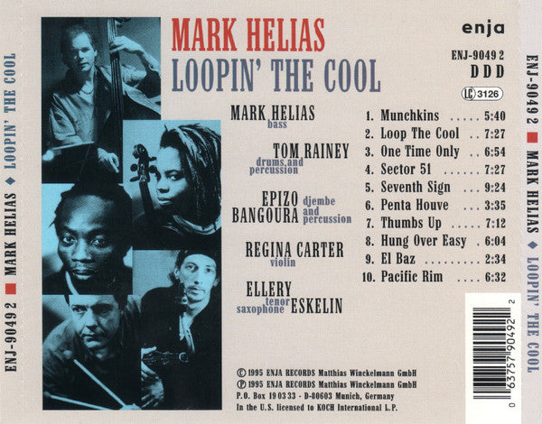 Mark Helias : Loopin' The Cool (CD, Album)