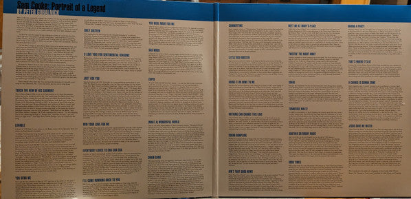 Sam Cooke : Portrait Of A Legend 1951-1964 (2xLP, Comp, Ltd, Blu)