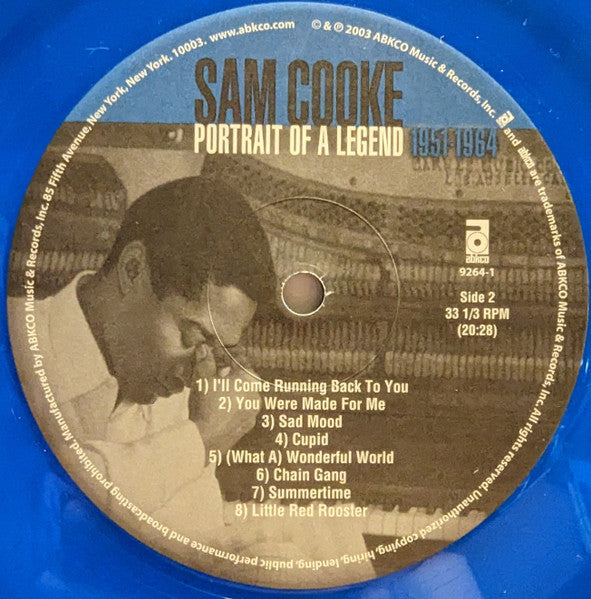 Sam Cooke : Portrait Of A Legend 1951-1964 (2xLP, Comp, Ltd, Blu)