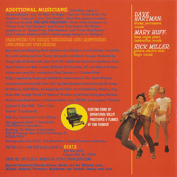 Southern Culture On The Skids : Plastic Seat Sweat (CD, Album)