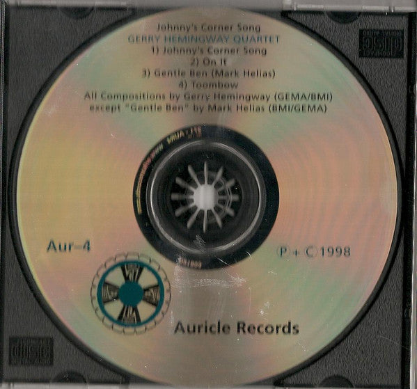 Gerry Hemingway Quartet : Johnny's Corner Song (CD, Album)