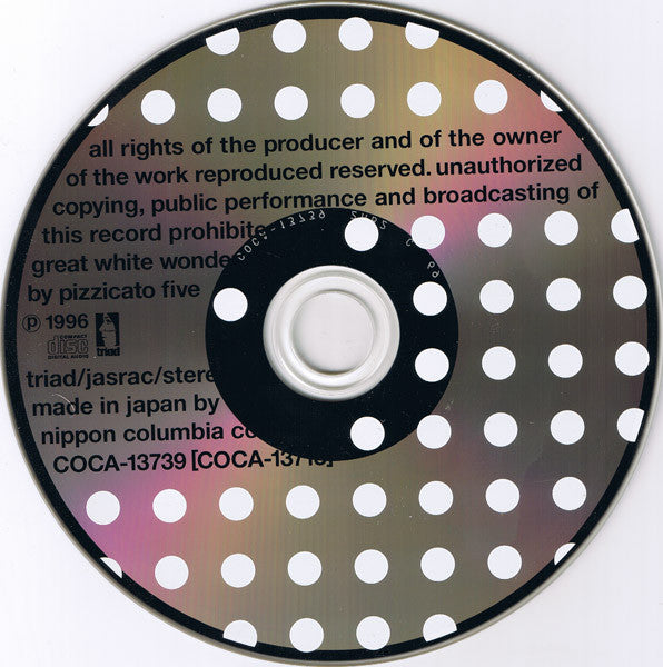 Pizzicato Five : Great White Wonder (CD, Comp)