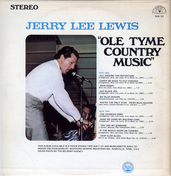 Jerry Lee Lewis : Ole Tyme Country Music (LP, Album)