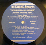 Peggy Seeger : Different Therefore Equal (LP, Album)