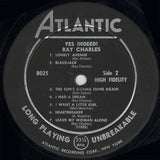 Ray Charles : Yes Indeed! (LP, Album, Mono)