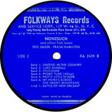 Pete Seeger And Frank Hamilton (3) : Nonesuch And Other Folk Tunes (LP)