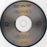 Art Farmer Quintet : Blame It On My Youth (CD, Album)
