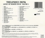 Thelonious Monk : Genius Of Modern Music Volume 1 (CD, Comp, RE)