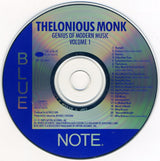 Thelonious Monk : Genius Of Modern Music Volume 1 (CD, Comp, RE)