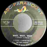 Steve Lawrence (2), Don Costa Orchestra : Why, Why, Why / You're Everything Wonderful (7")