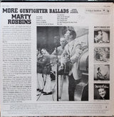 Marty Robbins : More Gunfighter Ballads And Trail Songs (LP, Mono, Hol)