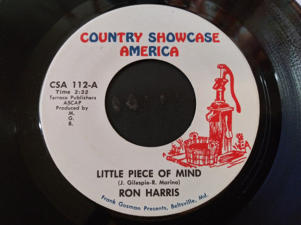 Ron Harris (23) : Little Piece Of Mind / Hard Headed Boy (7", Single)