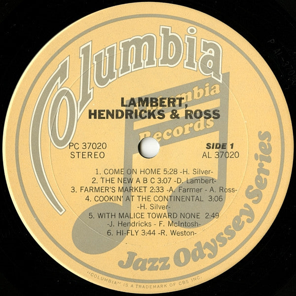 Lambert, Hendricks & Ross With The Ike Isaacs Trio : Lambert, Hendricks & Ross (LP, Album, RE, RM)