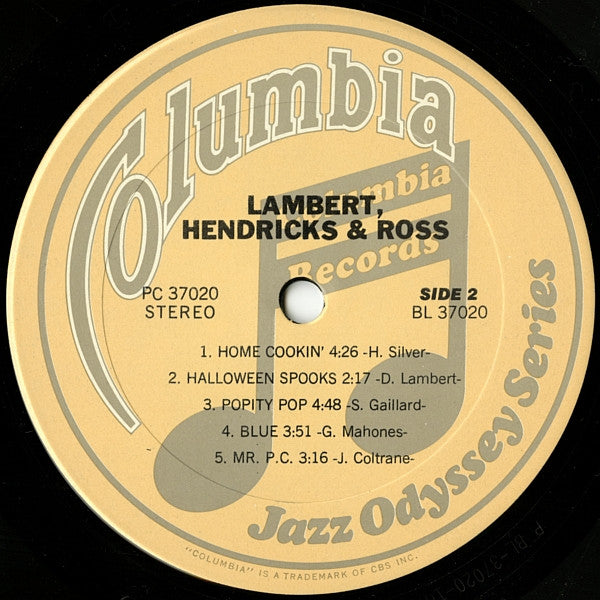 Lambert, Hendricks & Ross With The Ike Isaacs Trio : Lambert, Hendricks & Ross (LP, Album, RE, RM)
