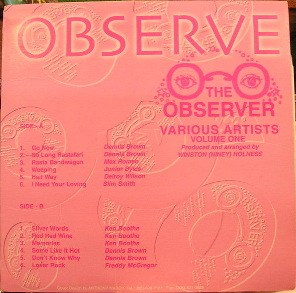 Various : Observe The Observer Volume One (LP, Comp)