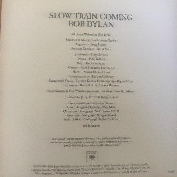 Bob Dylan : Slow Train Coming (CD, Album, RE, RM)