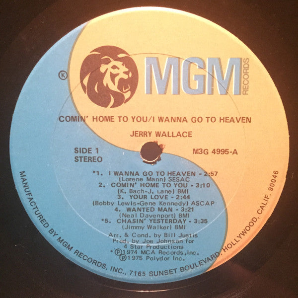 Jerry Wallace : Comin' Home To You (LP)