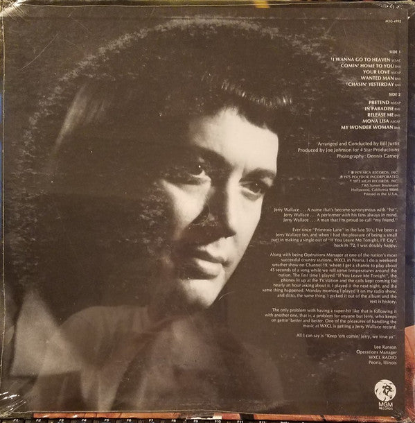 Jerry Wallace : Comin' Home To You (LP)