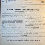 Tommy Edwards : For Young Lovers (Vol. 1) (7", EP)