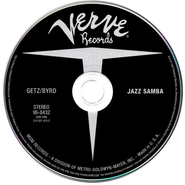 Stan Getz / Charlie Byrd : Jazz Samba (CD, Album, RE, PMD)