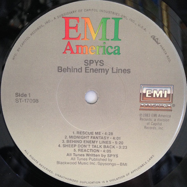 S·P·Y·S* : Behind Enemy Lines (LP, Album, Jac)