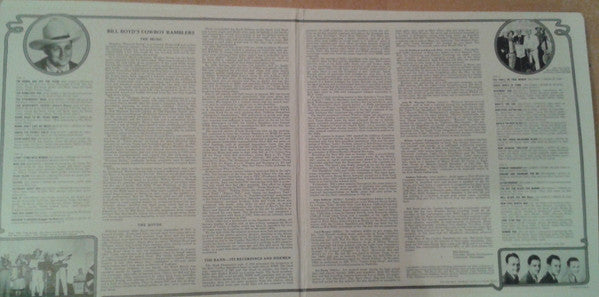 Bill Boyd (3) : Bill Boyd's Cowboy Ramblers (2xLP, Comp, Mono, Gat)