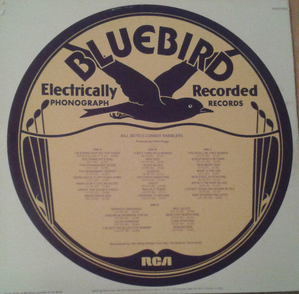 Bill Boyd (3) : Bill Boyd's Cowboy Ramblers (2xLP, Comp, Mono, Gat)