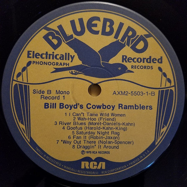 Bill Boyd (3) : Bill Boyd's Cowboy Ramblers (2xLP, Comp, Mono, Gat)