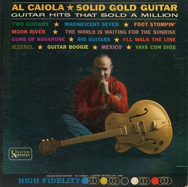 Al Caiola : Solid Gold Guitar (LP, Comp, Mono)