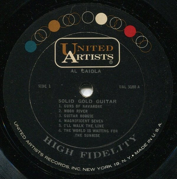 Al Caiola : Solid Gold Guitar (LP, Comp, Mono)