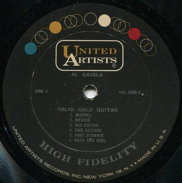 Al Caiola : Solid Gold Guitar (LP, Comp, Mono)