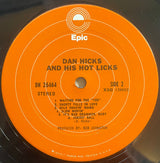 Dan Hicks And His Hot Licks : Original Recordings (LP, Album, RP, Ter)