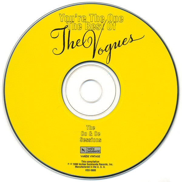 The Vogues : You're The One - The Very Best Of (The Co & Ce Sessions) (CD, Comp)