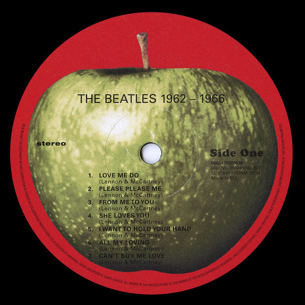 The Beatles : 1962-1966 (3xLP, Comp, RE, RM, Gat)