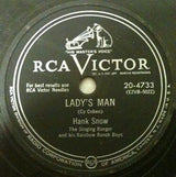 Hank Snow And His Rainbow Ranch Boys : Married By The Bible, Divorced By The Law / Lady's Man (Shellac, 10")