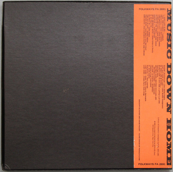 Various : Music Down Home: An Introduction To Negro Folk Music, U.S.A. (2xLP, Comp)