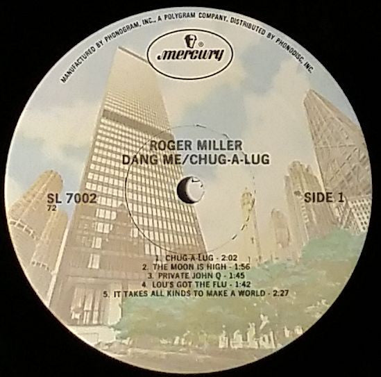 Roger Miller : Dang Me (LP, Album, RE)