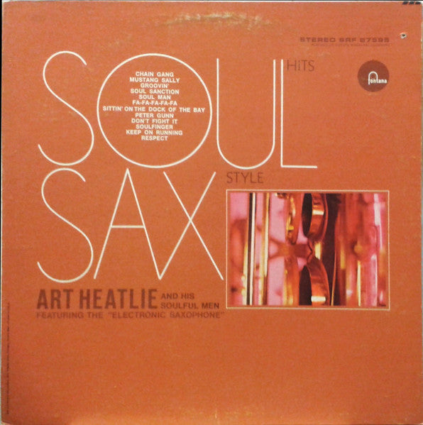 Art Heatlie & His Orchestra : Soul Hits - Sax Style (LP, Album)