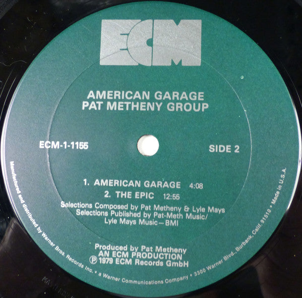 Pat Metheny Group : American Garage (LP, Album, Pit)