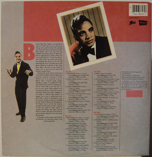 Jackie Wilson : The Jackie Wilson Story (2xLP, Comp, Pit)