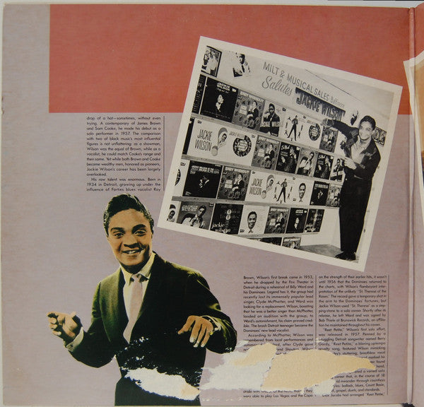Jackie Wilson : The Jackie Wilson Story (2xLP, Comp, Pit)