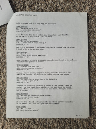 Icehouse : Cross The Border (Steal Love) / Iva Davies Interview (12", Promo, Pit)