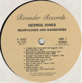 George Jones (2) : Heartaches & Hangovers (LP, Comp)
