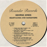 George Jones (2) : Heartaches & Hangovers (LP, Comp)