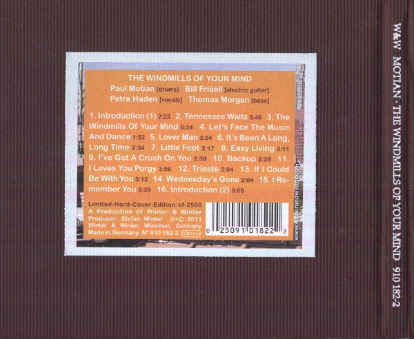 Paul Motian : The Windmills Of Your Mind (CD, Album)