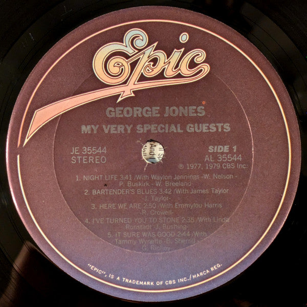 George Jones (2) : My Very Special Guests (LP, Album, Ter)