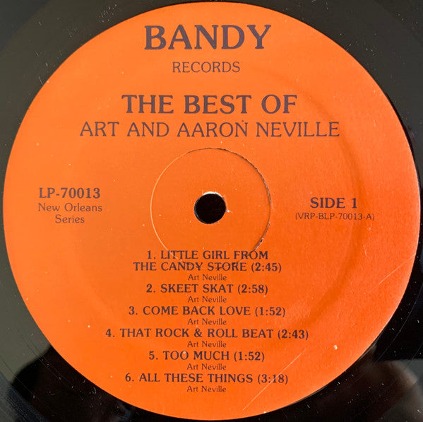 Art Neville And Aaron Neville : The Best Of Art And Aaron Neville (LP, Comp)