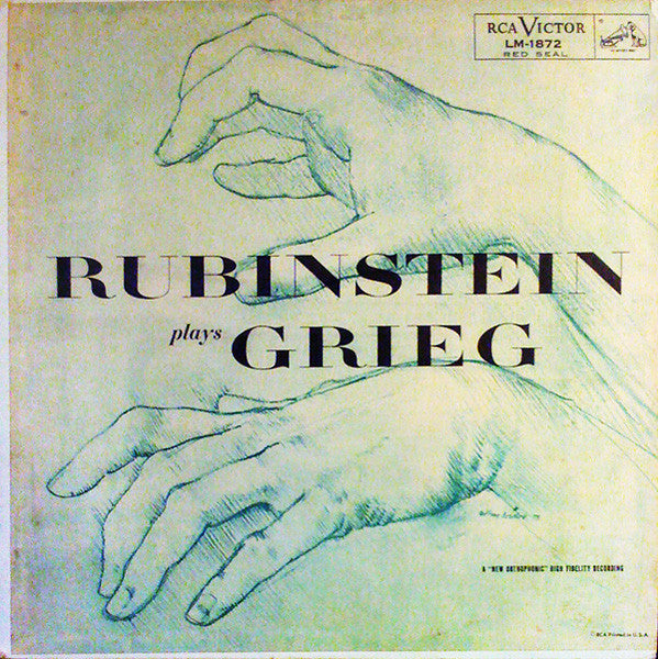 Arthur Rubinstein / Edvard Grieg : Rubinstein Plays Grieg (LP, Mono)