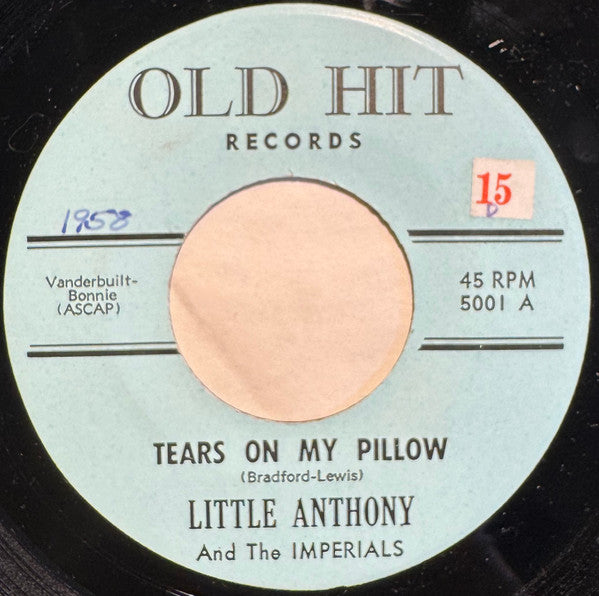 Little Anthony & The Imperials : Tears On My Pillow / Two People In The World (7", Single, RE)