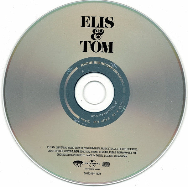 Elis Regina & Antonio Carlos Jobim : Elis & Tom (CD, Album, RE, RM)